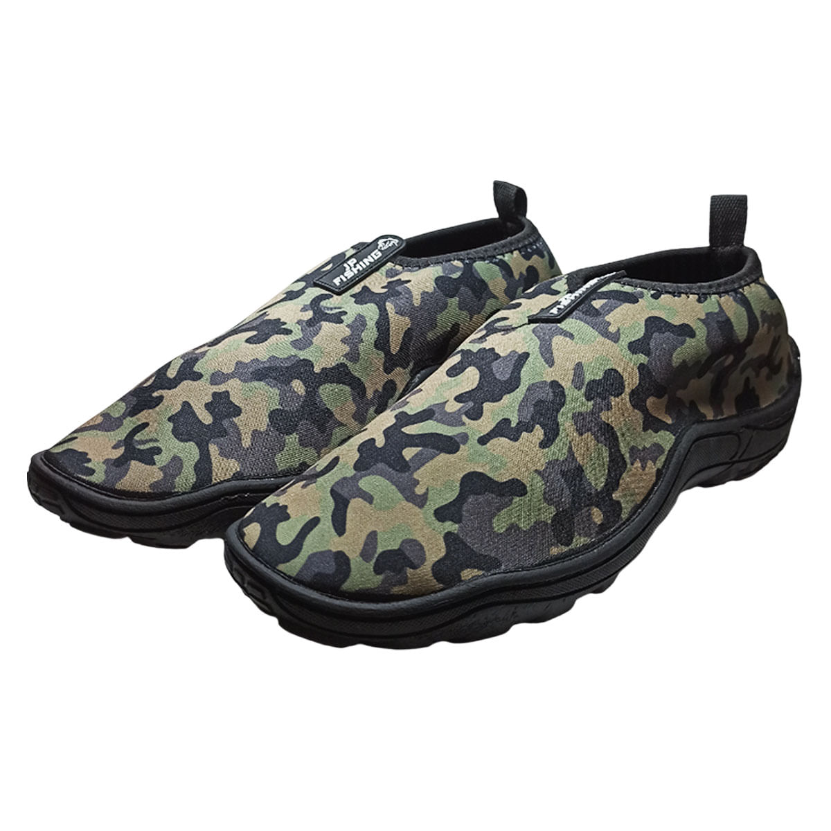 Sapatilha Infantil Aquática Para Pesca Trilha Tratorado Camuflada