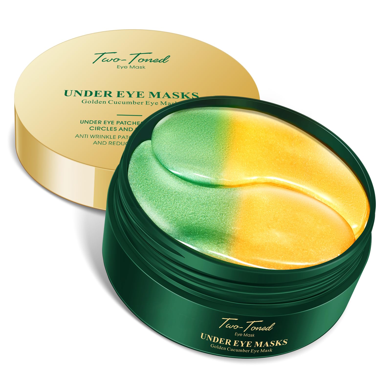 Under Eye Patches Yayabb 30 Pares De Dois Tons Com Colágeno E Ha