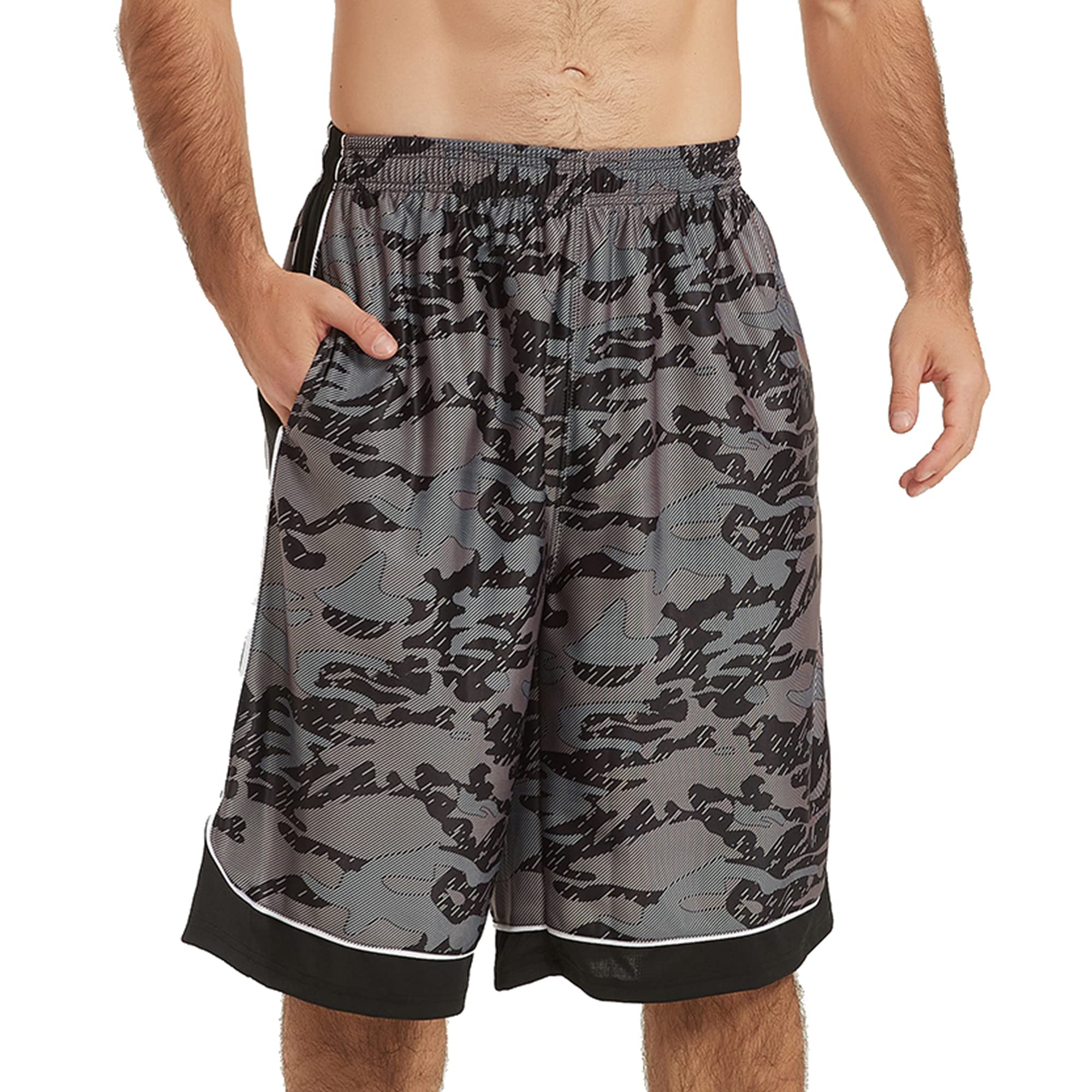 Shorts De Basquete Lukberd Athletic Workout Gym Camo 3xl Masculinos