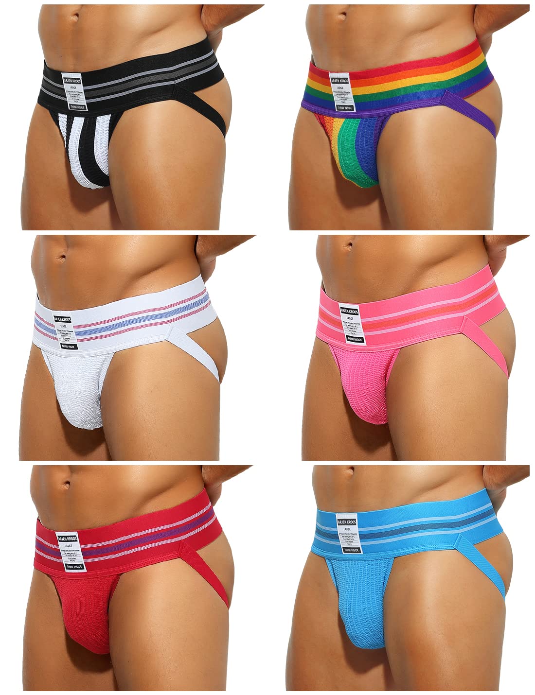 Roupa Íntima Masculina Jockstrap Arjen Kroos Athletic Supporter