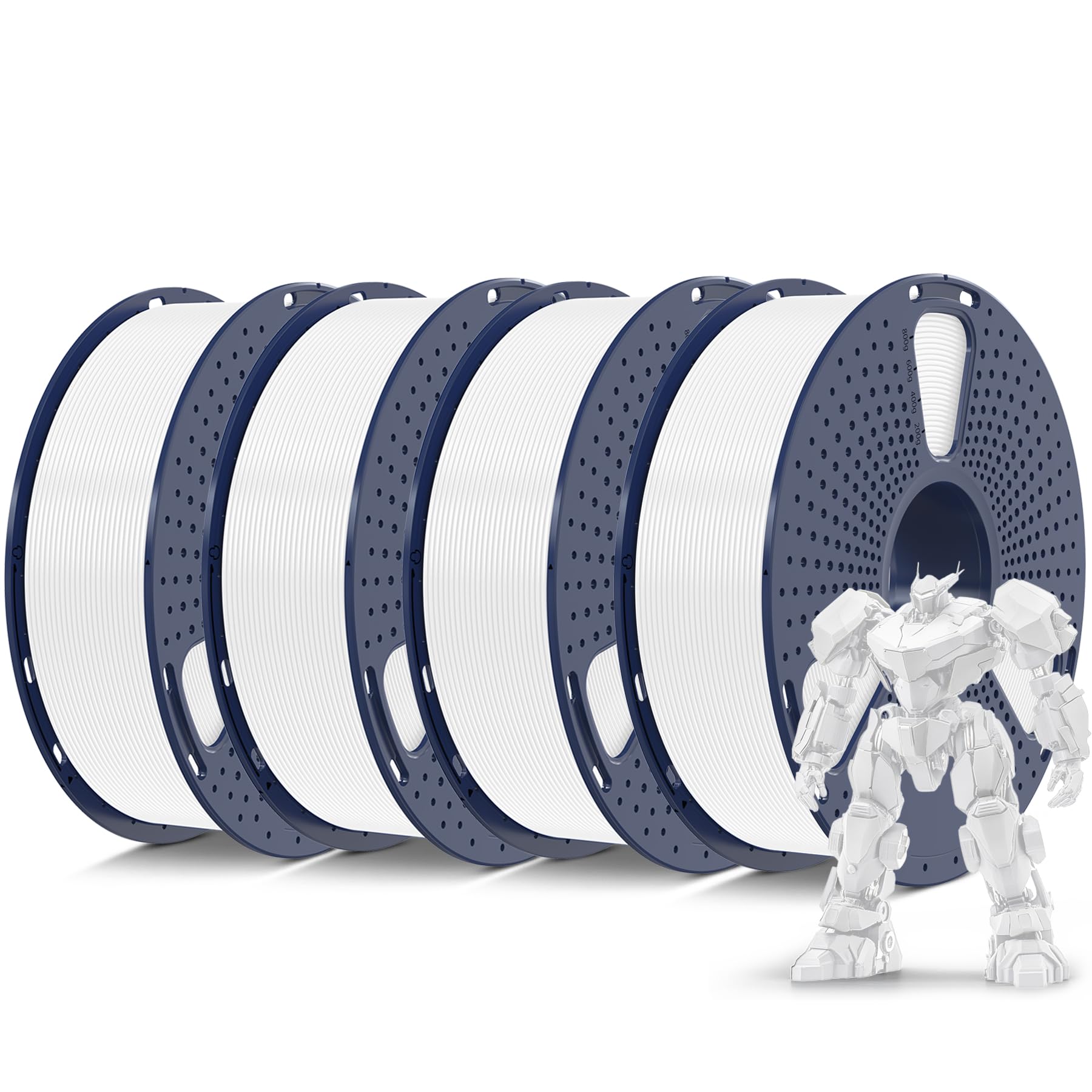 Filamento De Impressora 3d Sunlu Petg 1,75 Mm 4 Kg Pacote X4 Bobinas