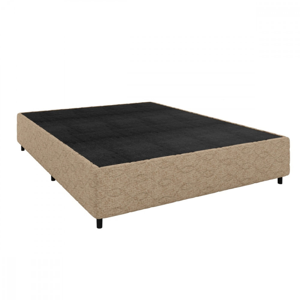 Base De Cama Box Casal 138x188x26 Applauso Palha Apolospuma