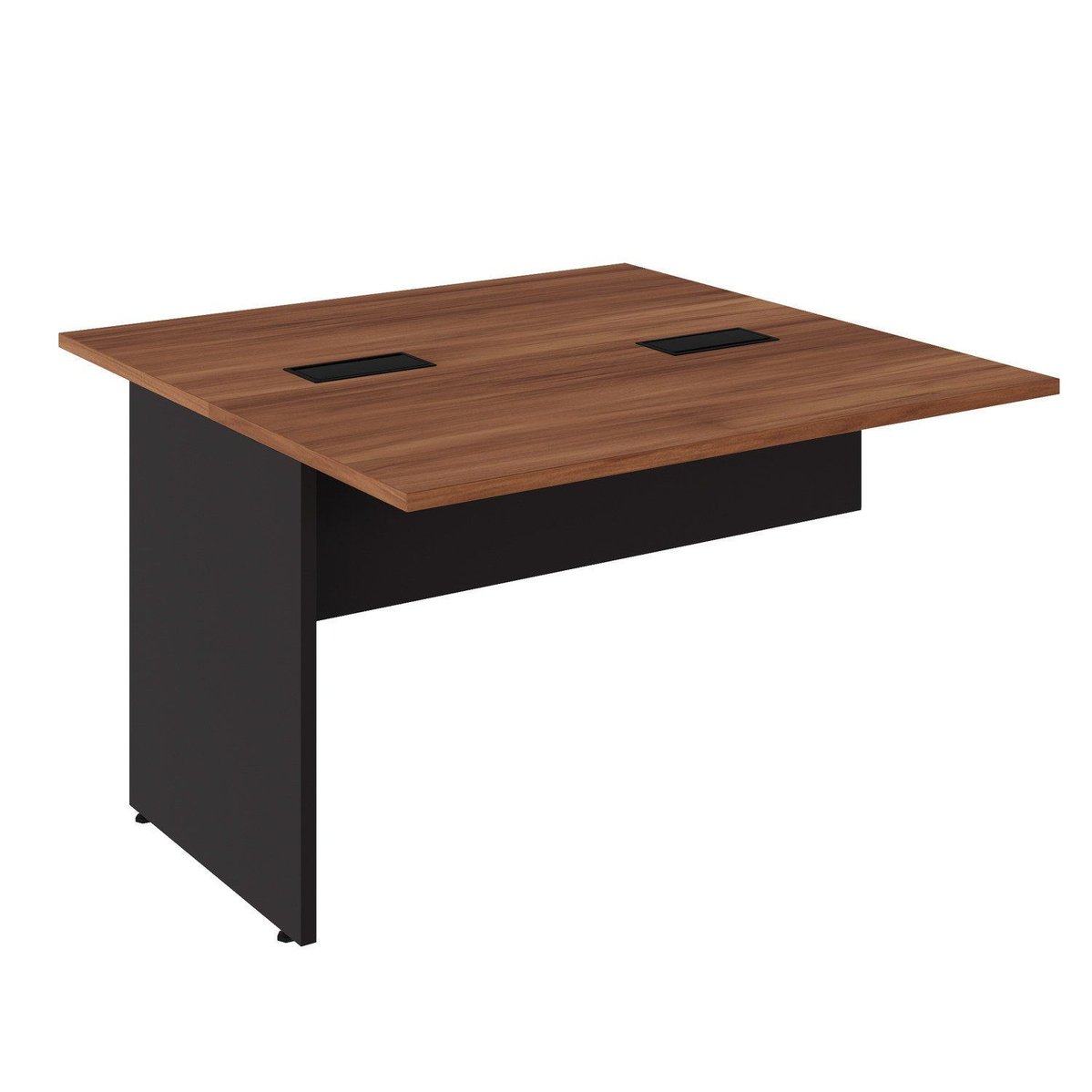 Plataforma Dupla Acoplar Pé Painel 1200x1200x730 Espresso Móveis Nogal/preto