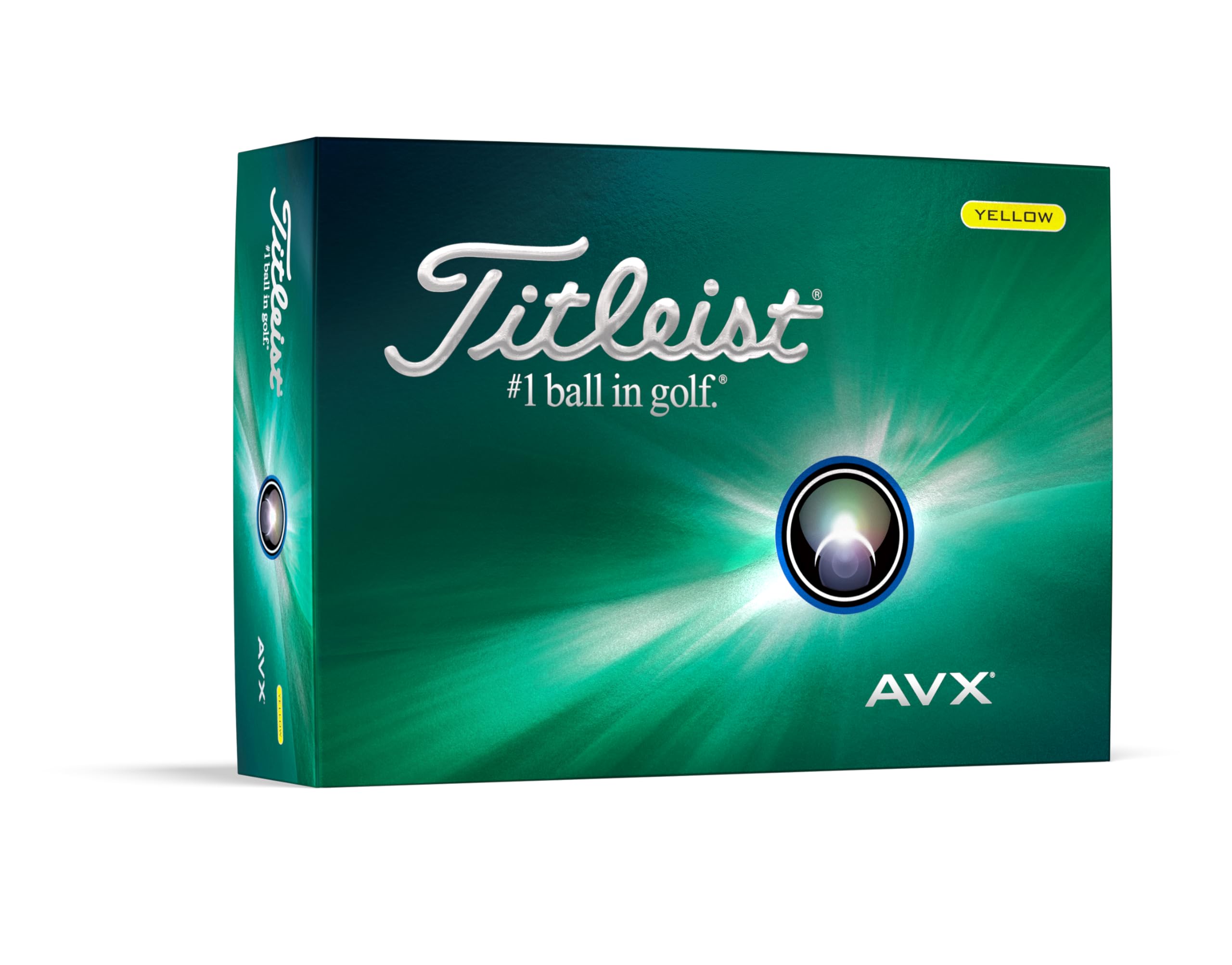 Bolas De Golfe Titleist Avx Yellow 1 Dúzia