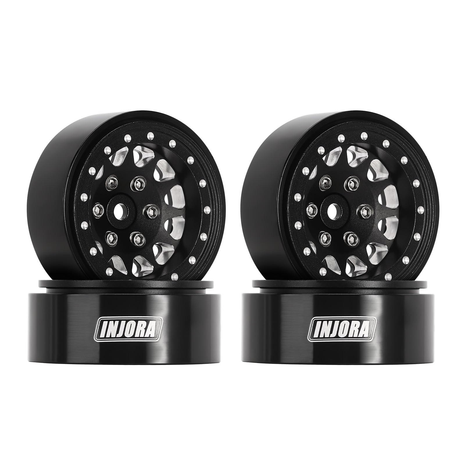 Jantes De Roda Injora 1.3 Alumínio 23g Para Scx24 Trx4m 1/24 1/18