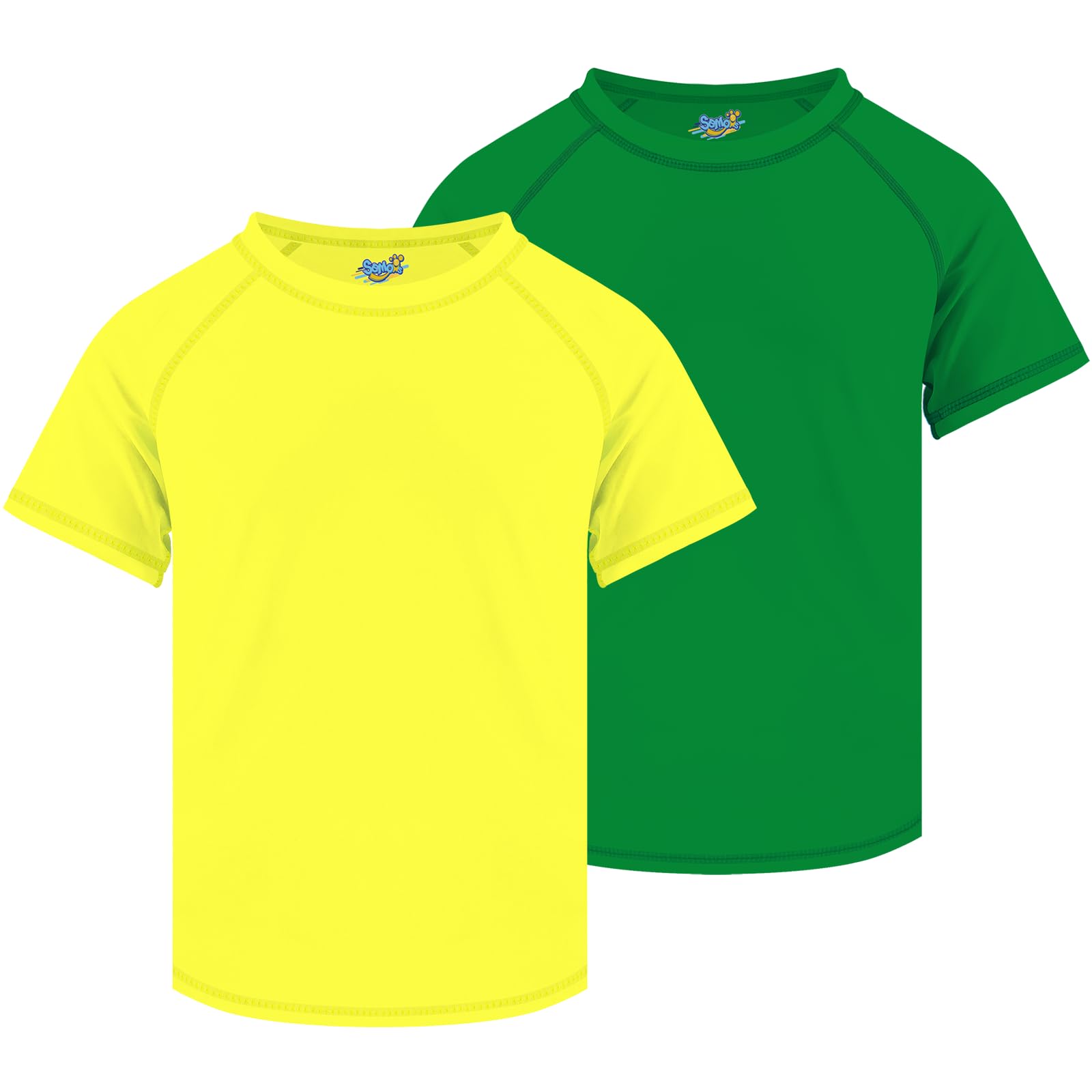 Proteção Solar Rash Guard Semois Para Meninos De Manga Curta Upf 50+ 7-8y