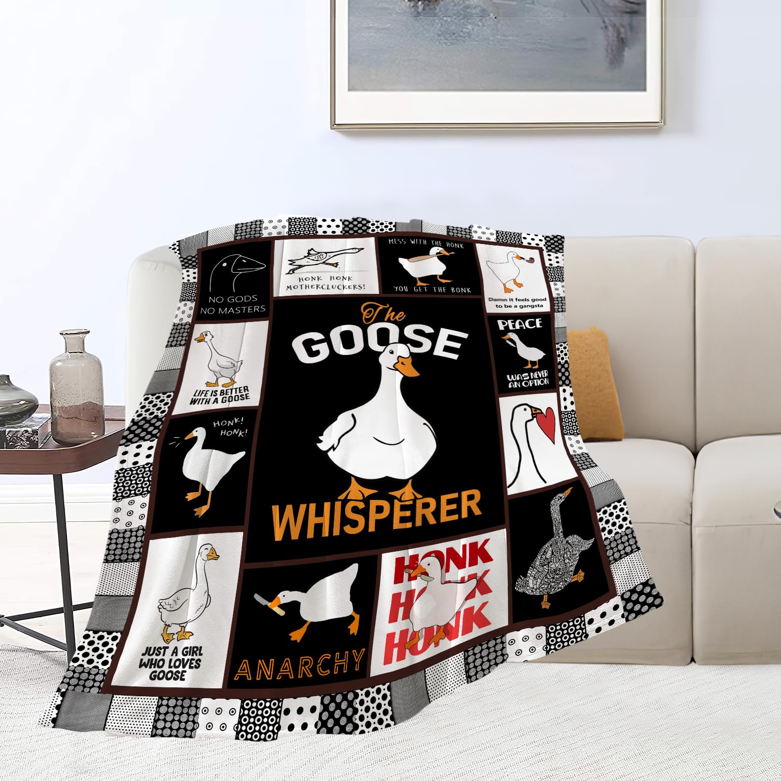 Cobertor Yerretin Funny Goose Plush Throw 150x200cm