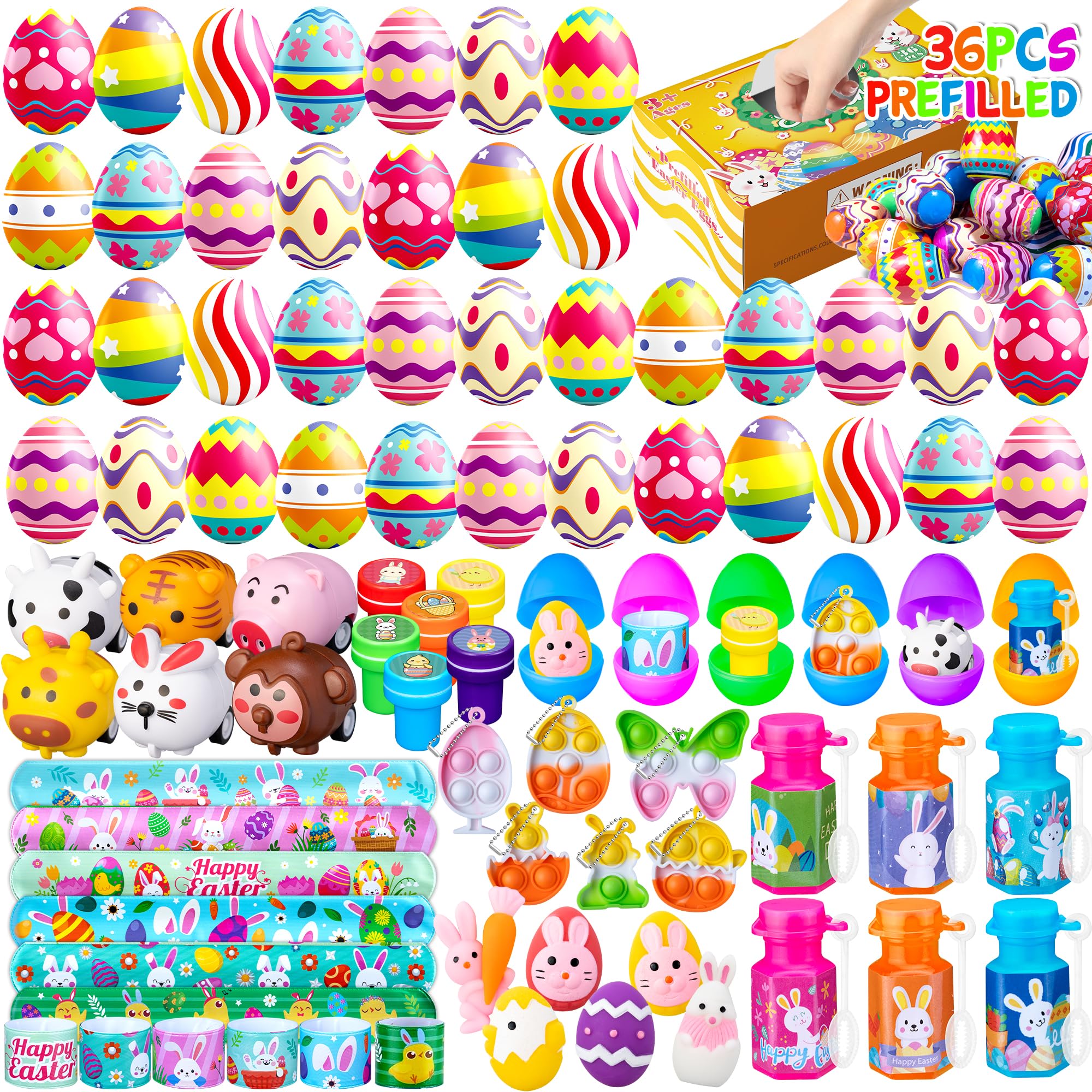 Lembrancinhas De Páscoa: Ovos De Páscoa Pré-recheados Dmight (36 Unidades)