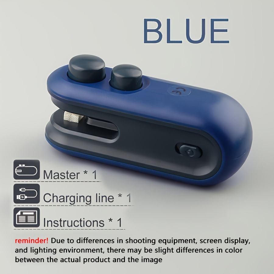 Máquina De Selagem De Lanches Usb Home Sealer Bateria De Lítio