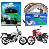Pastilha + Lona Freio Titan Fan Cargo 160 18/2022 Cbs Cobreq