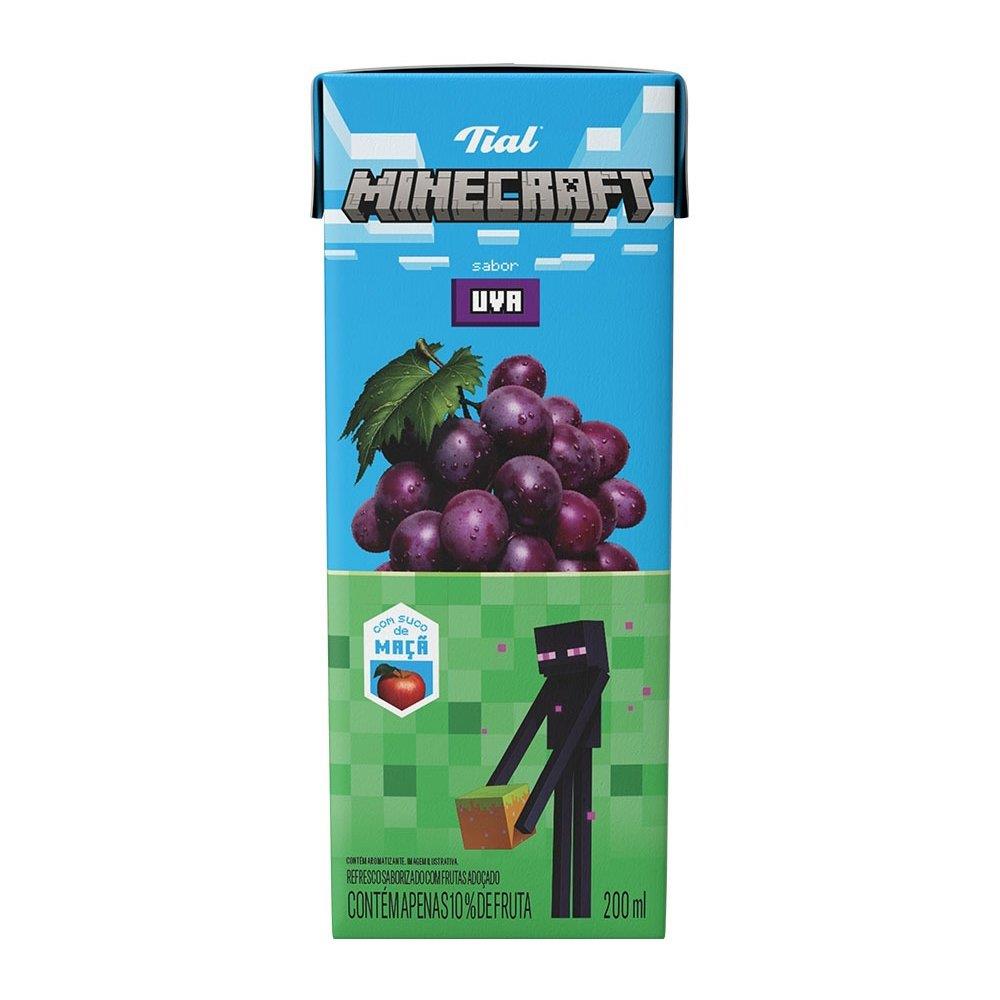 Suco Tial Minecraft Uva 200ml - Embalagem Com 24 Unidades - Carrefour