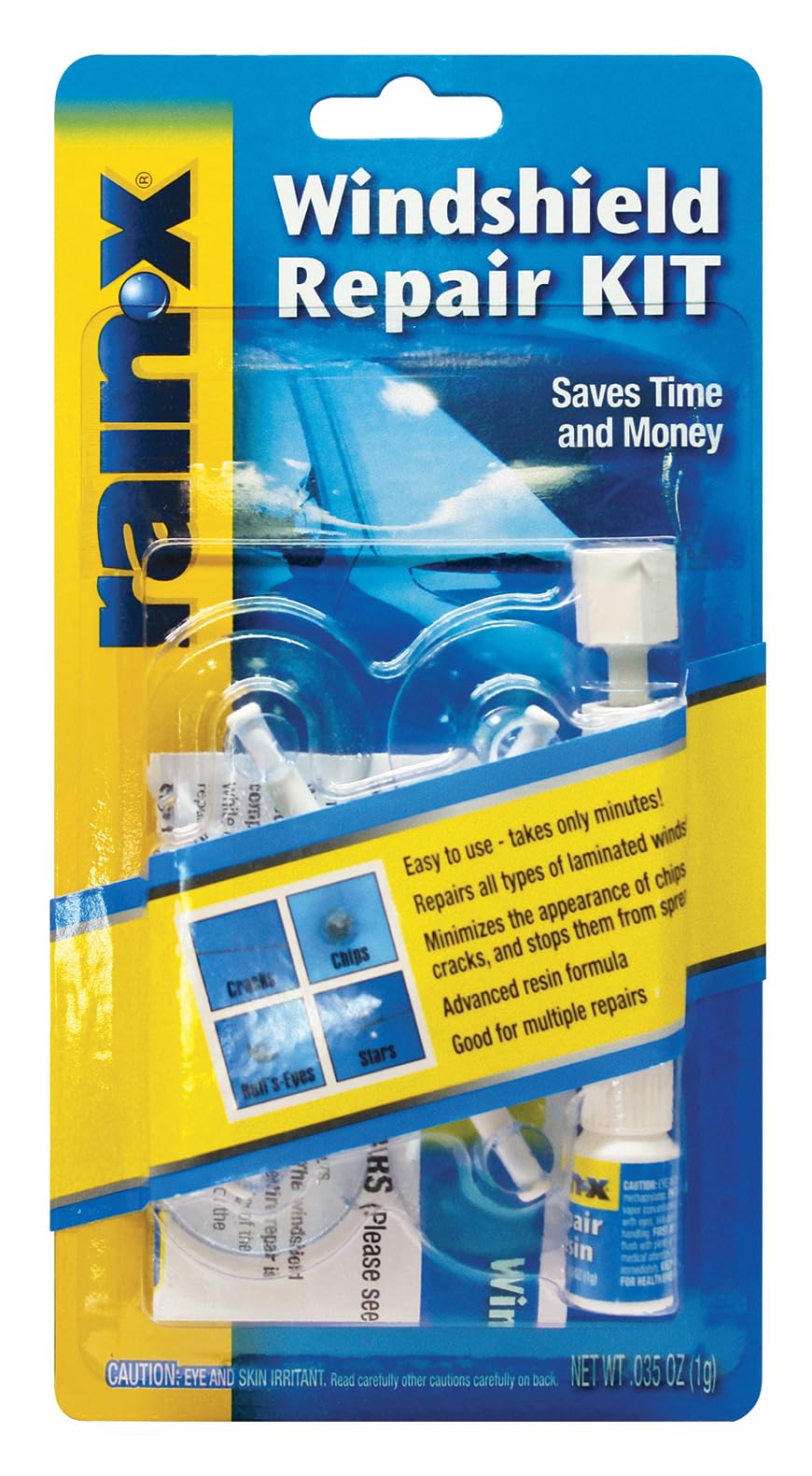 Kit De Reparo De Pára-brisa Rain-x 600001 Para Lascas E Rachaduras