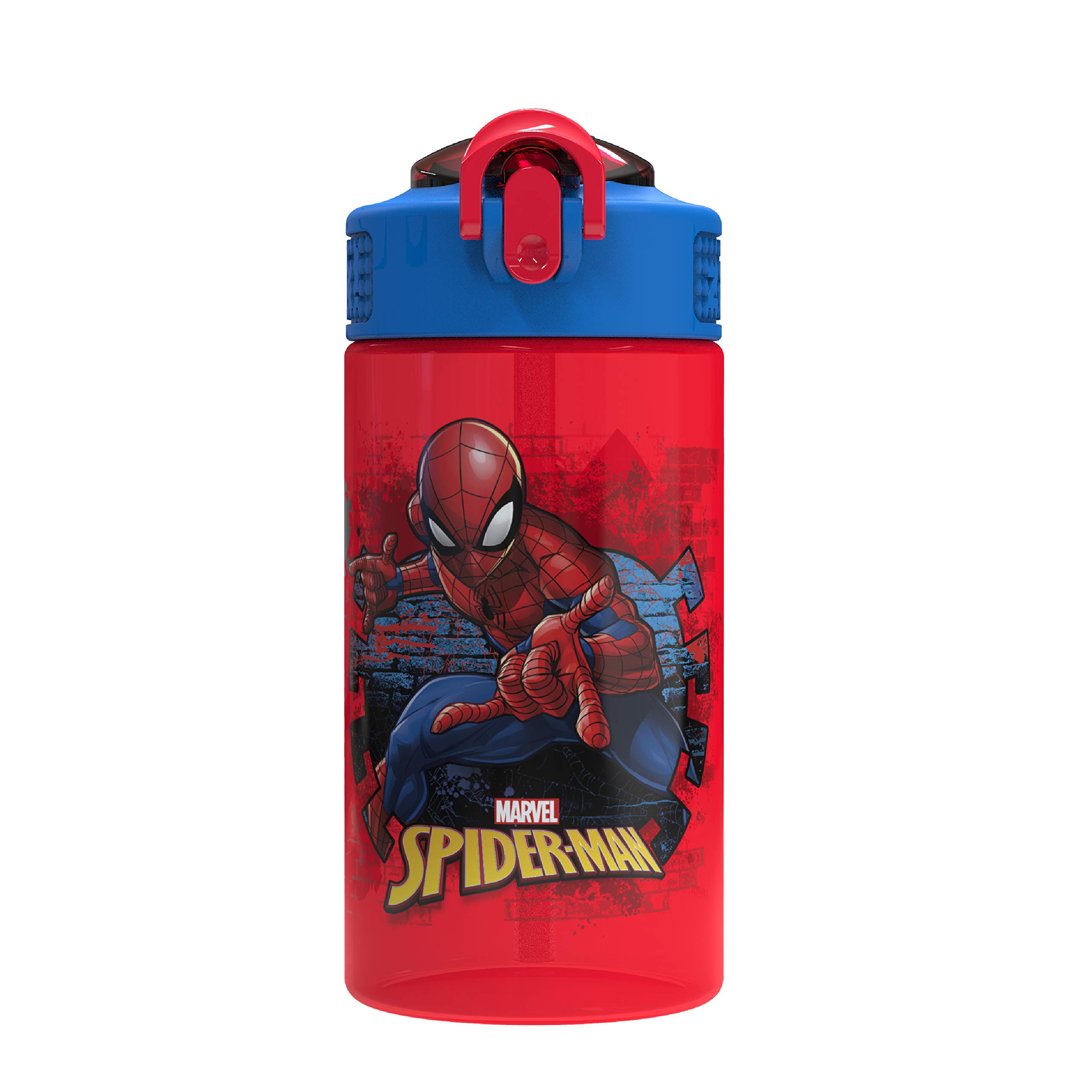 Garrafa De Água Zak Designs Marvel Spiderman Kids 480 Ml