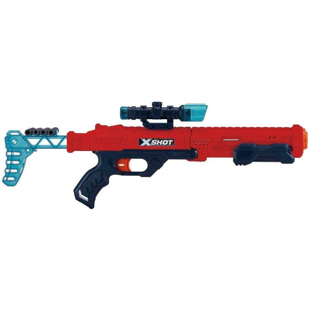 Lançador Xshot De Dardos Infantil Hawk Eye Vermelho Candide 8+