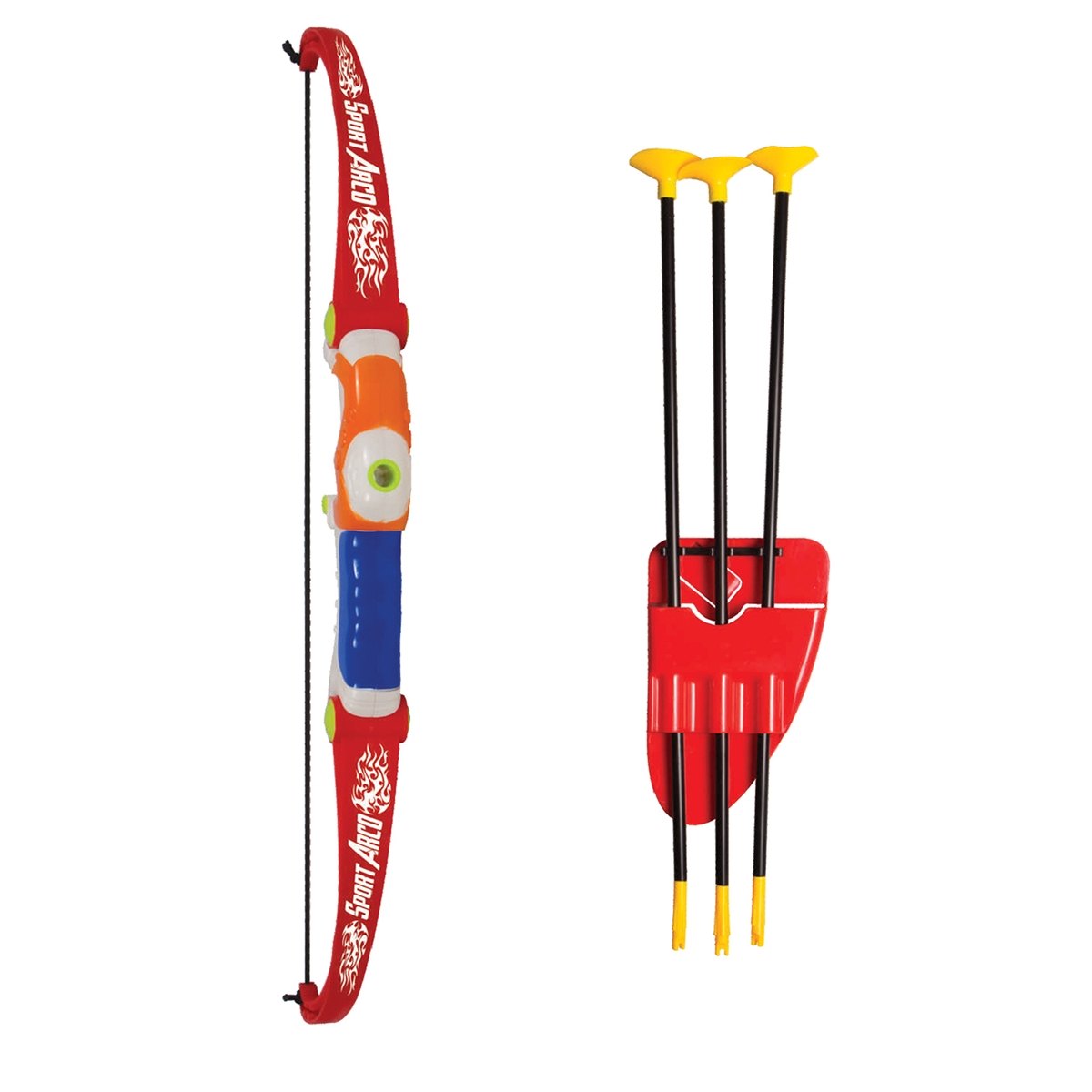Arco Com 3 Flechas Sport Braskit 060-2 Vermelho