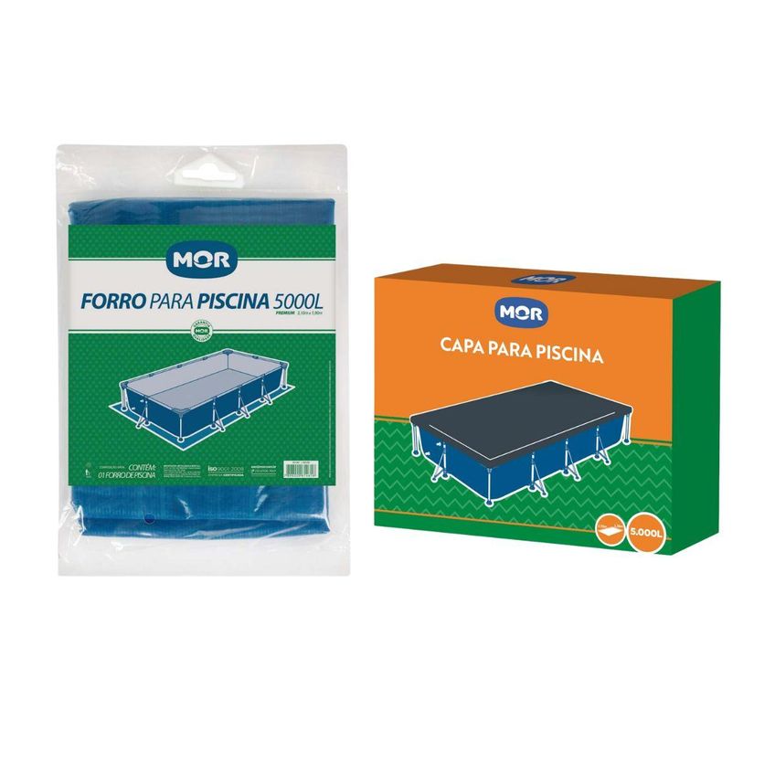 Capa E Forro Para Piscina 5000 Litros Mor - imagem 4