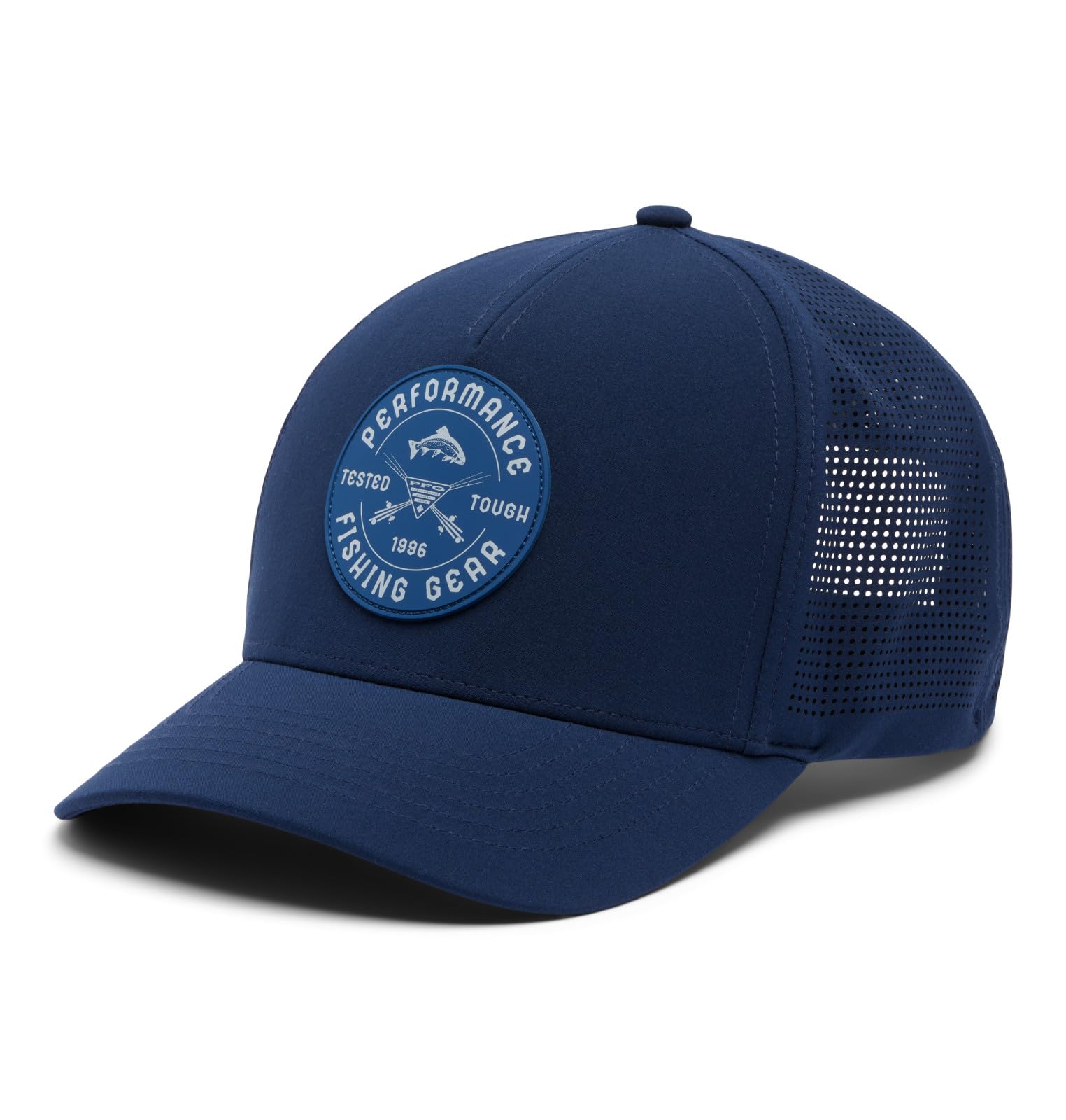 Boné Columbia Pfg Elite 3d Stretch Snap Back, Azul Marinho, Tamanho Único