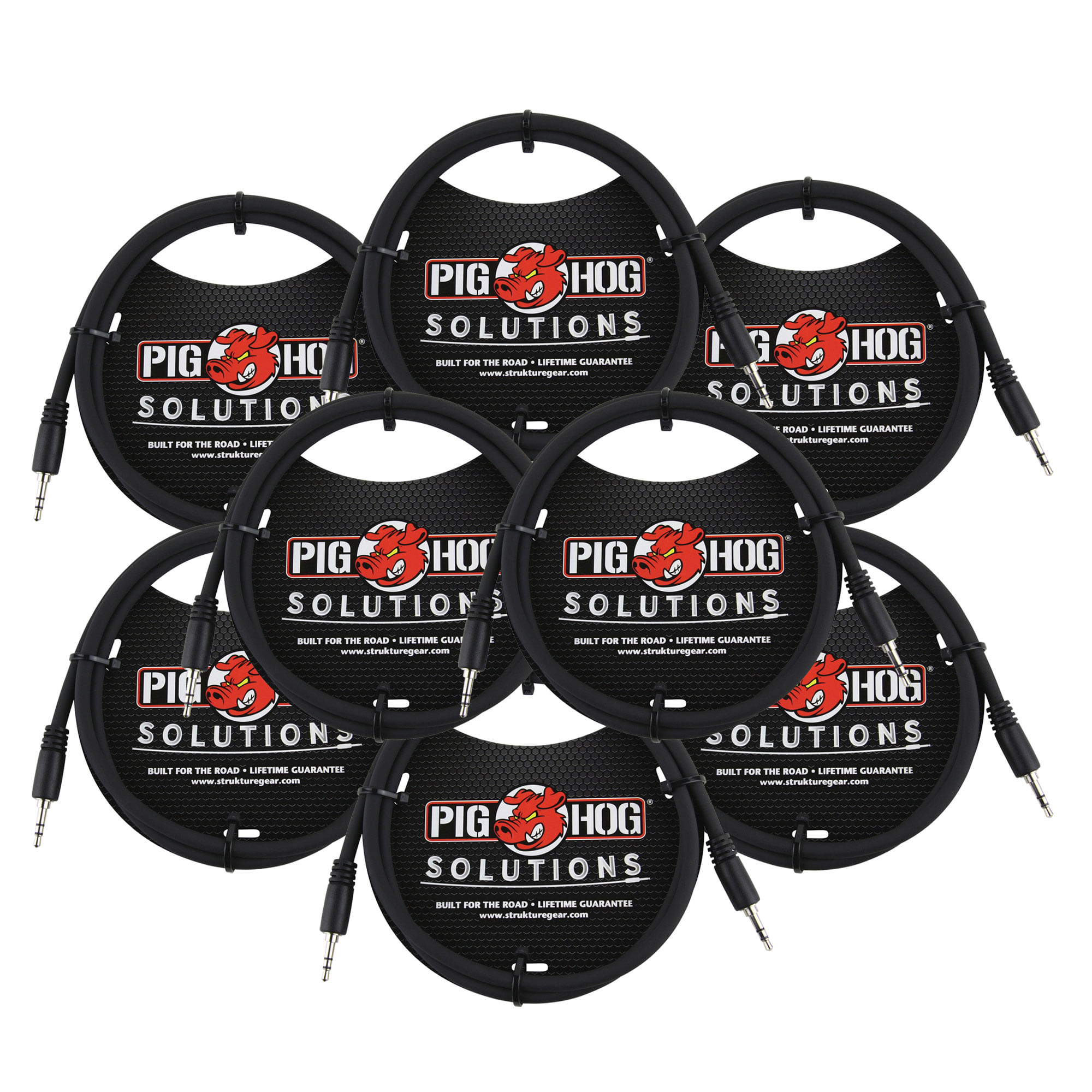 Cabo Adaptador Pig Hog Solutions 3,5 Mm Trs Para 3,5 Mm Trs