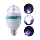 Lampada Led Luz Muda Cor Festa Rgb Giratoria Strobo Cromoterapia Colorida Globo Discoteca Luminacao Bivolt