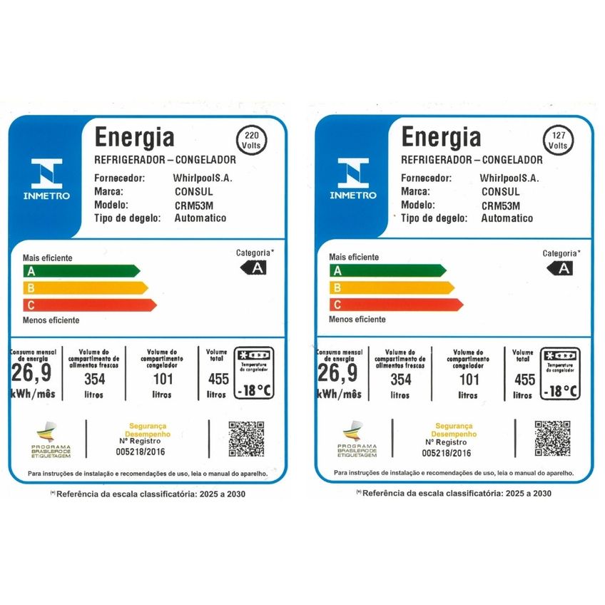 Geladeira Consul Frost Free Duplex Crm53mk 455l - imagem 4