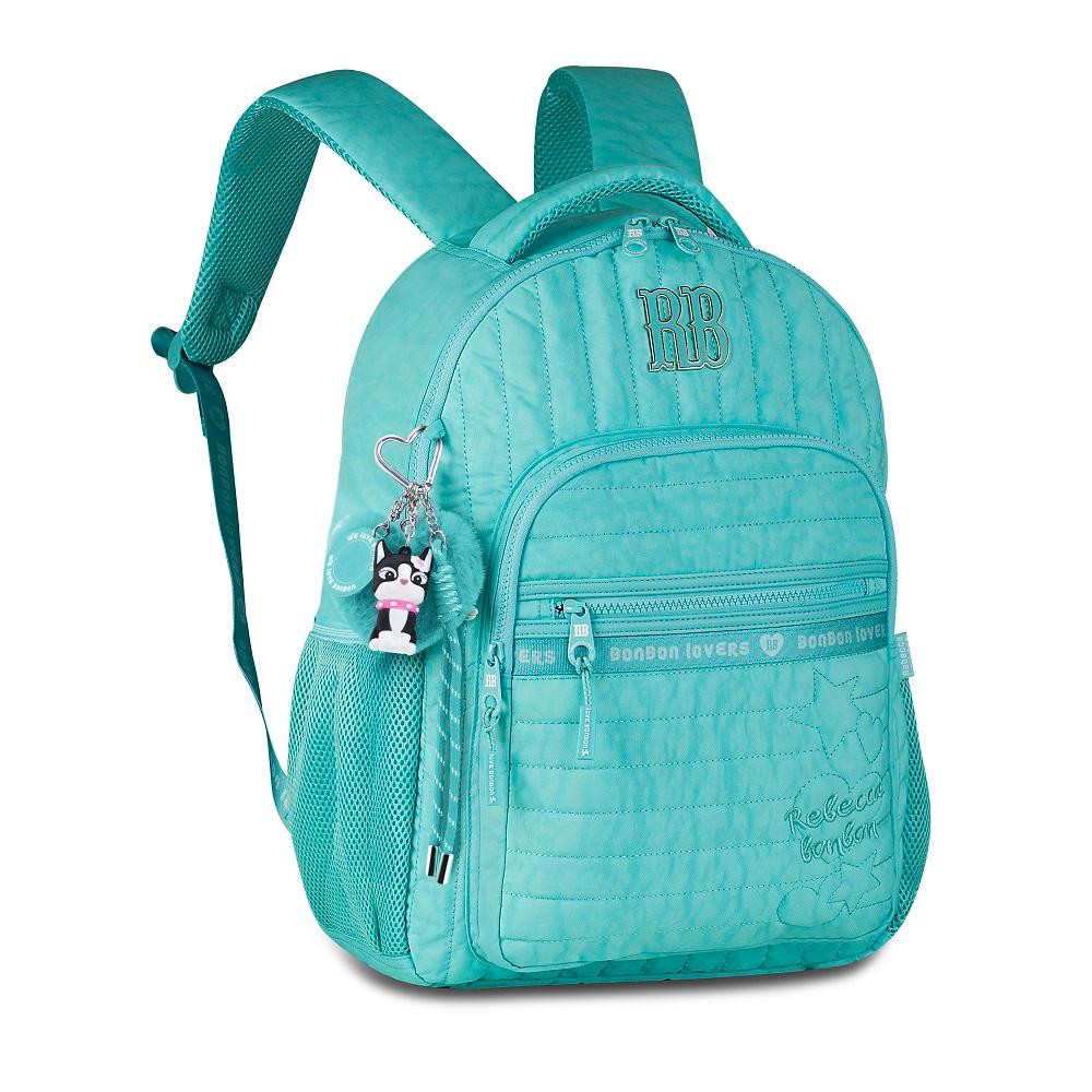 Mochila Rebecca Bonbon De Costas 17,5" Ref Rb27001 Azul