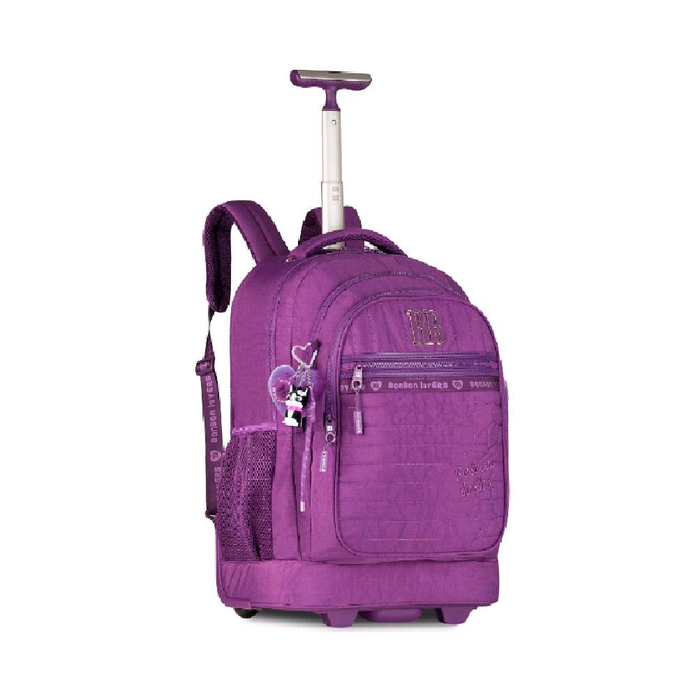 Mochila Rebecca Bonbon De Carrinho 19" Ref Rb27000 Roxo