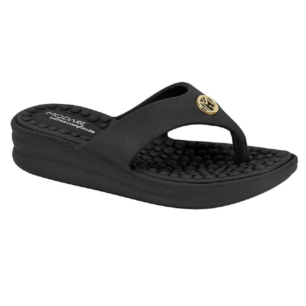 Chinelo Modare Ortopédico Ref 7213.100.8159 Preto 36