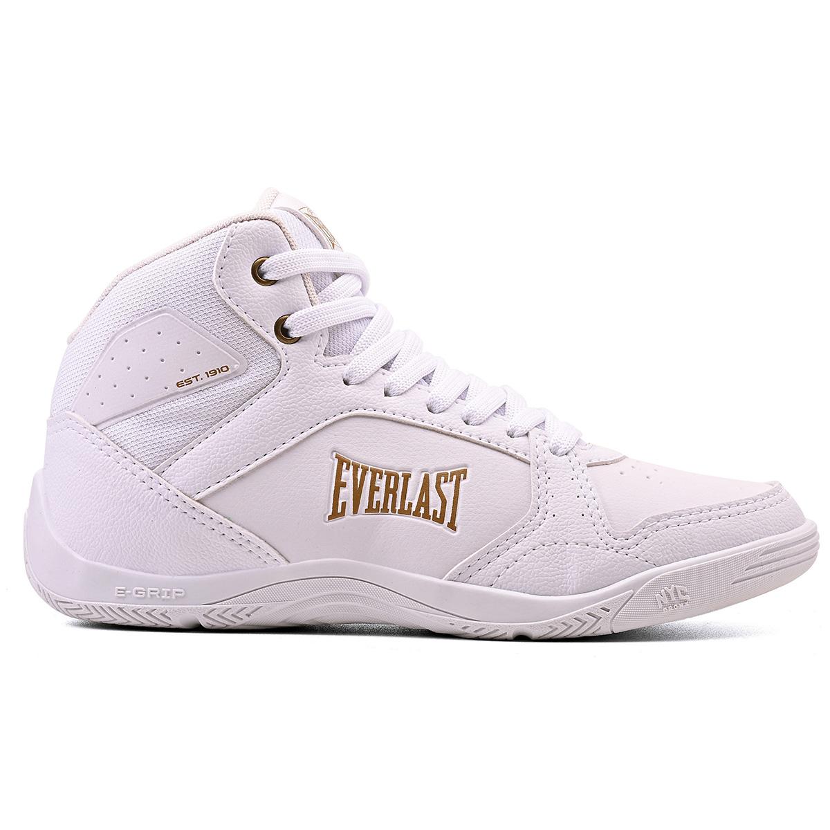 Tenis Everlast Ring 4 Branco/dourado 036