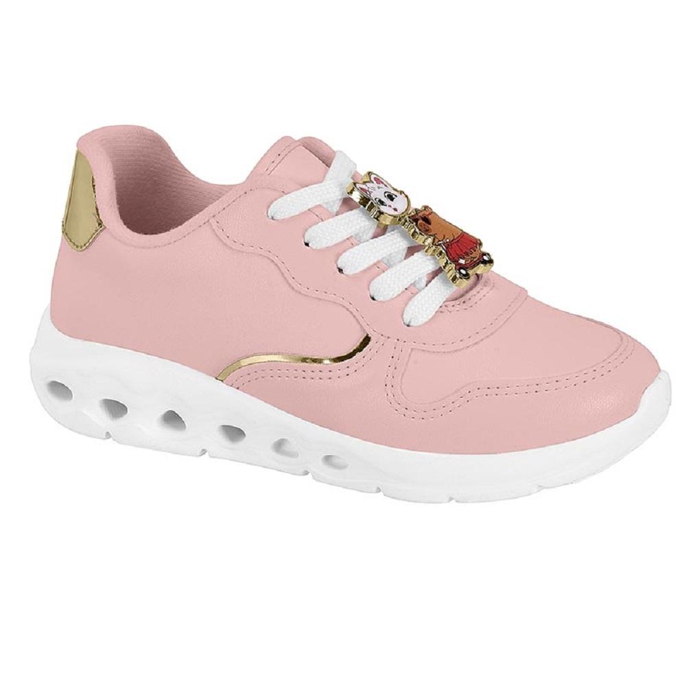 Tenis Molekinha Casual Ref 2588.106.12638 Rosa 035