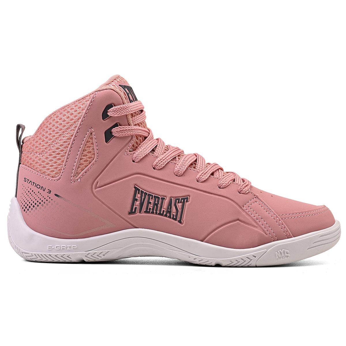 Tenis Everlast Station 3 Rosa/cinza 37
