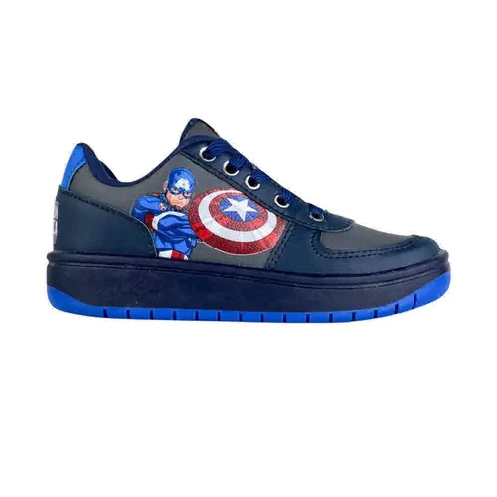 Tenis Disney Capitao America Marvel Ref Mca02dy Gft/mar 034