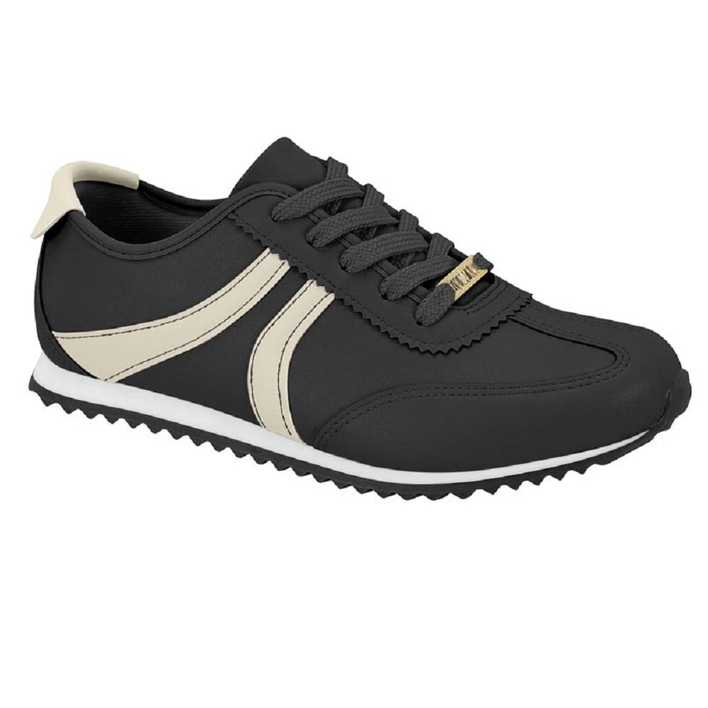 Tenis Vizzano Casual Ref 1471.100.7286 Preto/branco Off 035