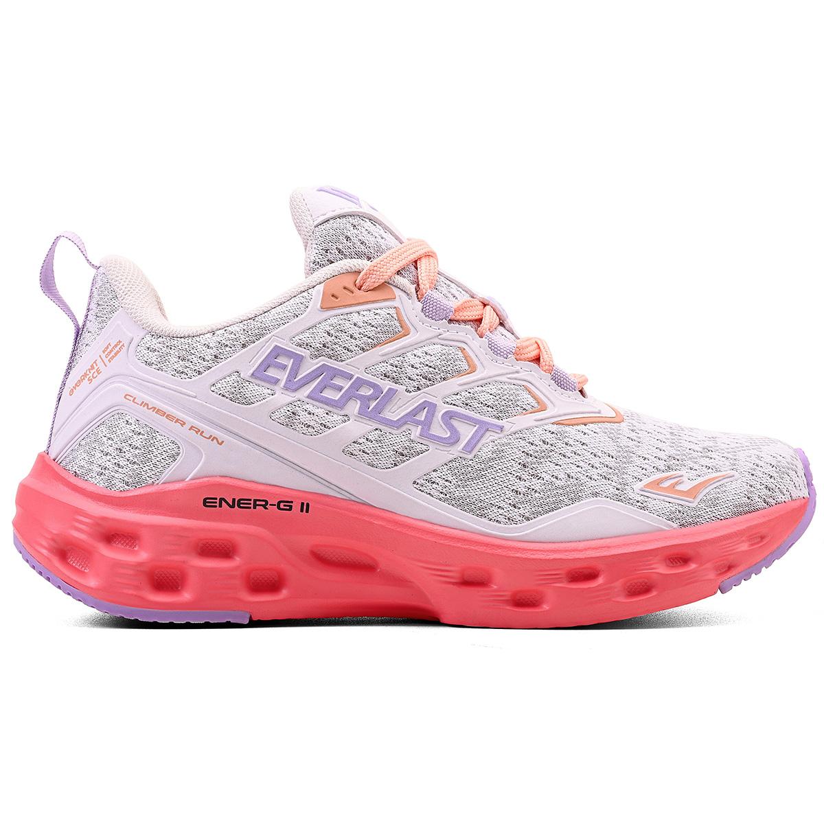 Tenis Everlast Climber Run Branco/lilas 035