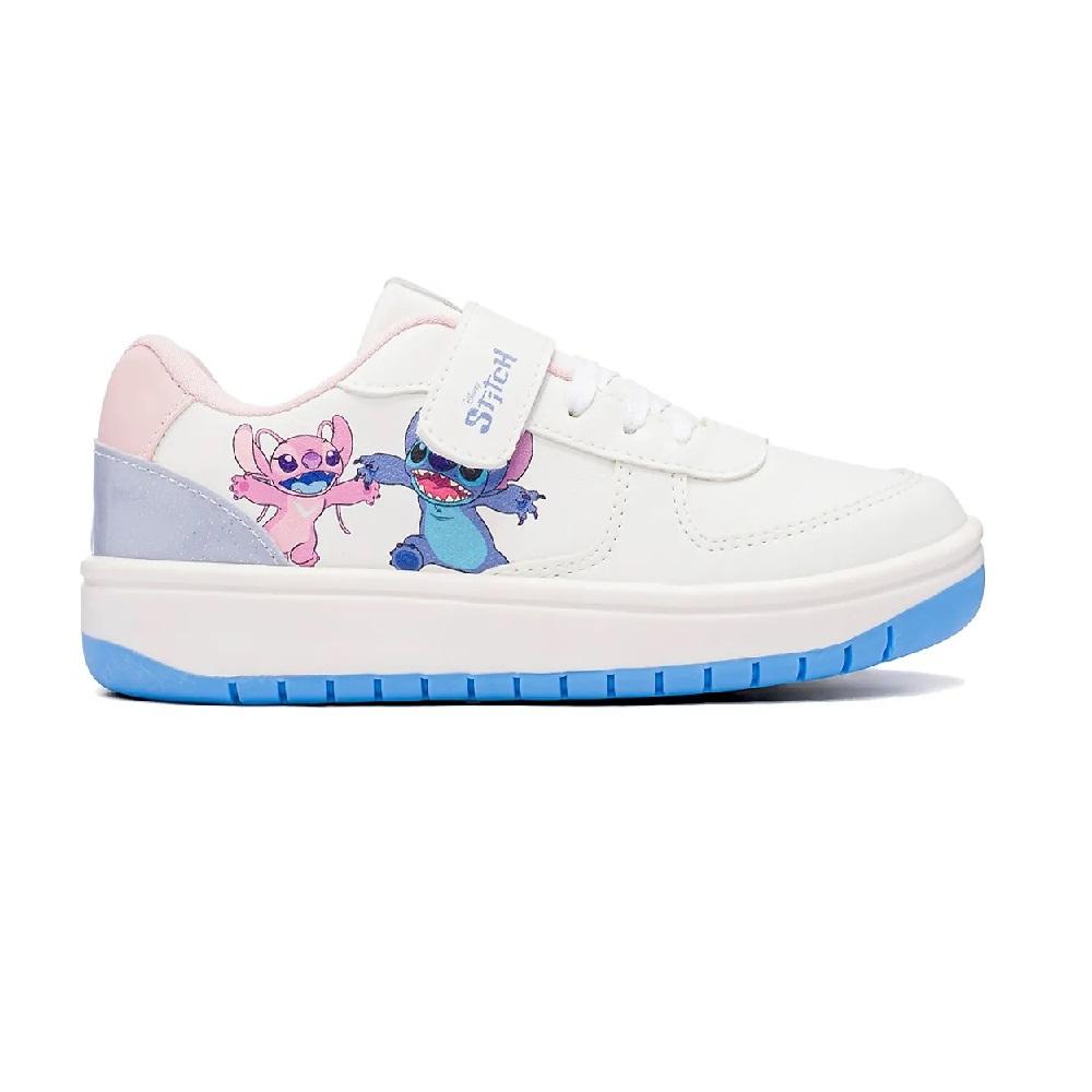 Tenis Disney Stitch Ref Dst01dy Branco/rosa Bb/azul Bb 035