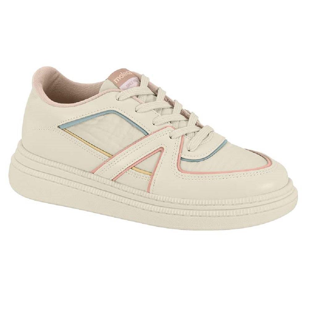 Tenis Moleca Casual Ref 5816.108.30890 Branco/rosa 38