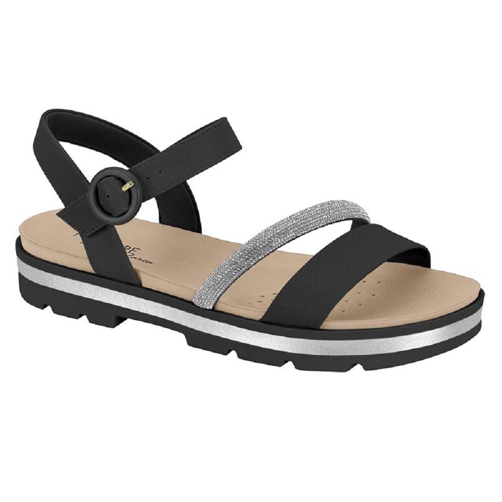 Sandalia Modare Tratorada Ref 7132.144.28957 Preto/prata 038