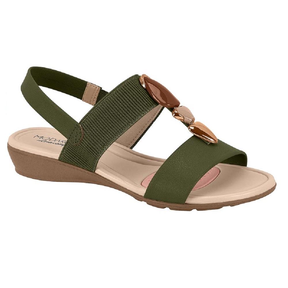 Sandalia Modare Conforto Casual Ref 7127.260.23124 Oliva 037