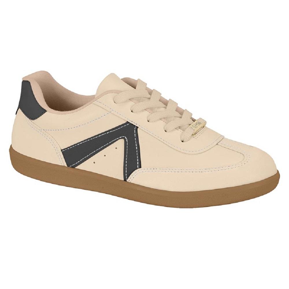 Tenis Vizzano Casual Ref 1430.102.7286 Bege/preto 040