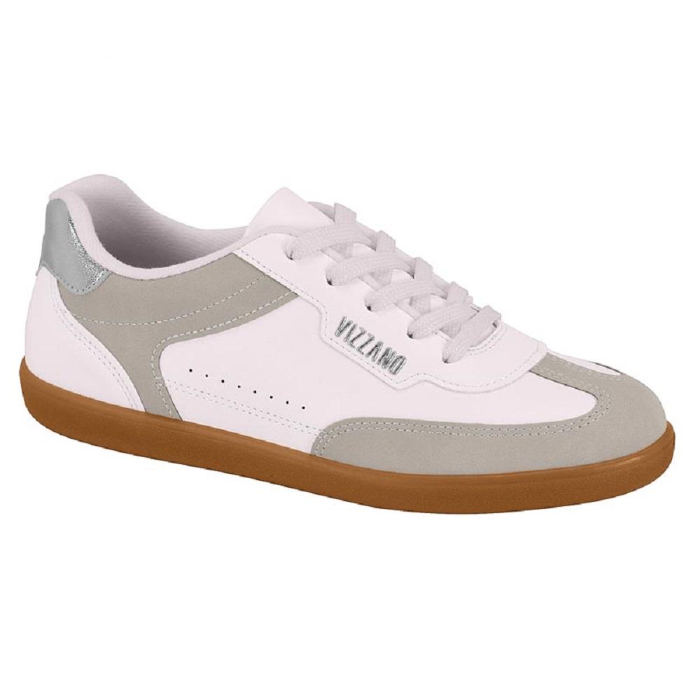 Tenis Vizzano Casual Ref 1430.119.30844 Branco/cinza 34