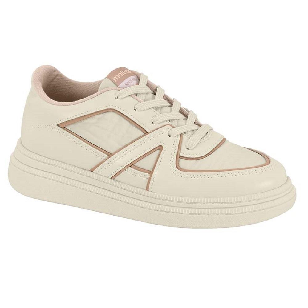Tenis Moleca Casual Ref 5816.108.30890 Branco/marrom 34