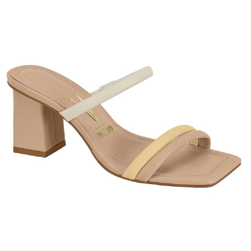 Sandalia Vizzano Salto Bloco Ref 6455.108.7286 Nude 35