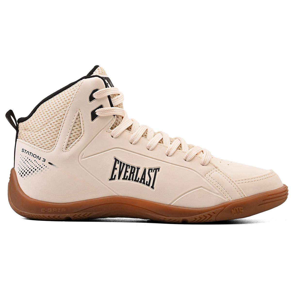 Tenis Everlast Station 3 Bege/preto 41