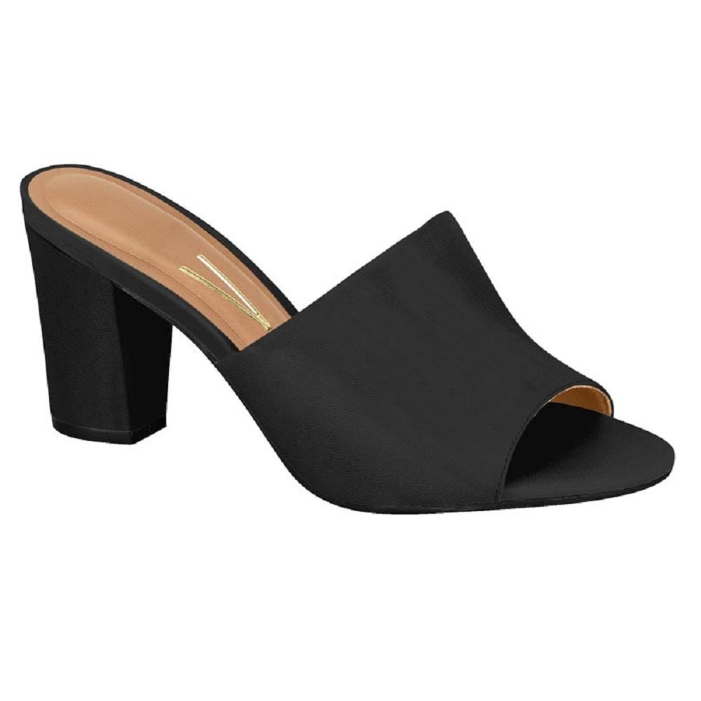 Tamanco Vizzano Salto Bloco Ref 6262.455.7286 Preto 39