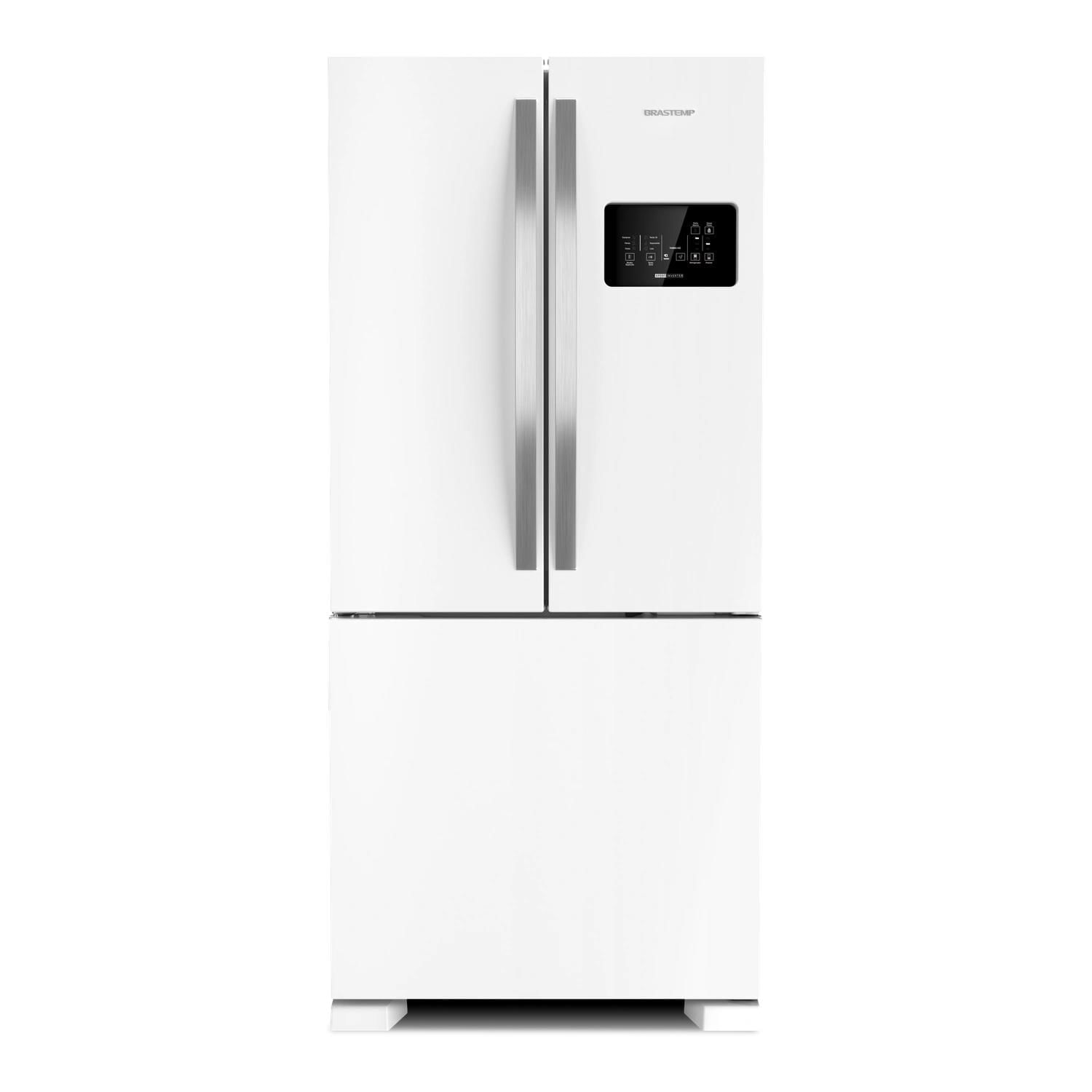 Geladeira Brastemp Frost Free French Door A+++ 554 Litros Branca - Bro85ab 110v