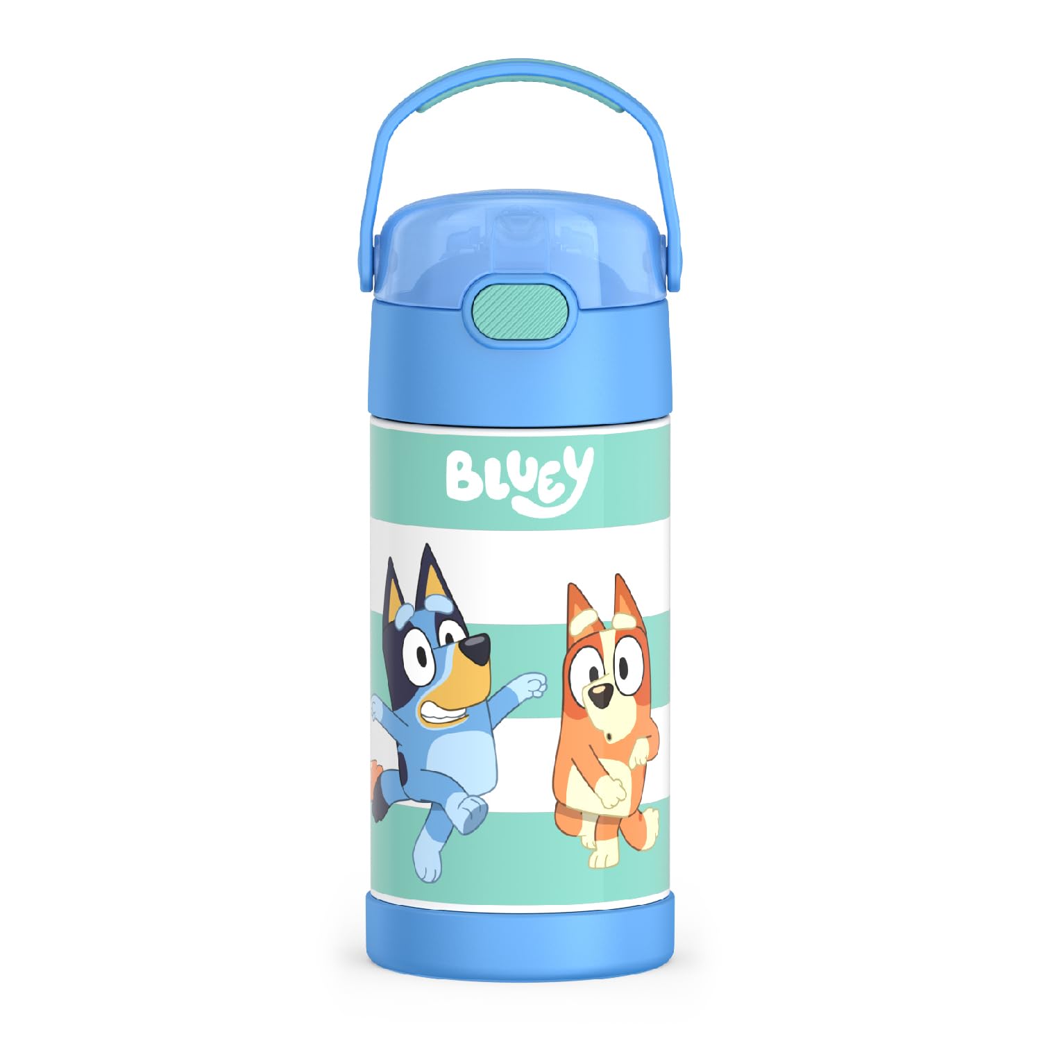 Garrafa De Água Thermos Funtainer 12 Onças Bluey Kids Stainless Steel