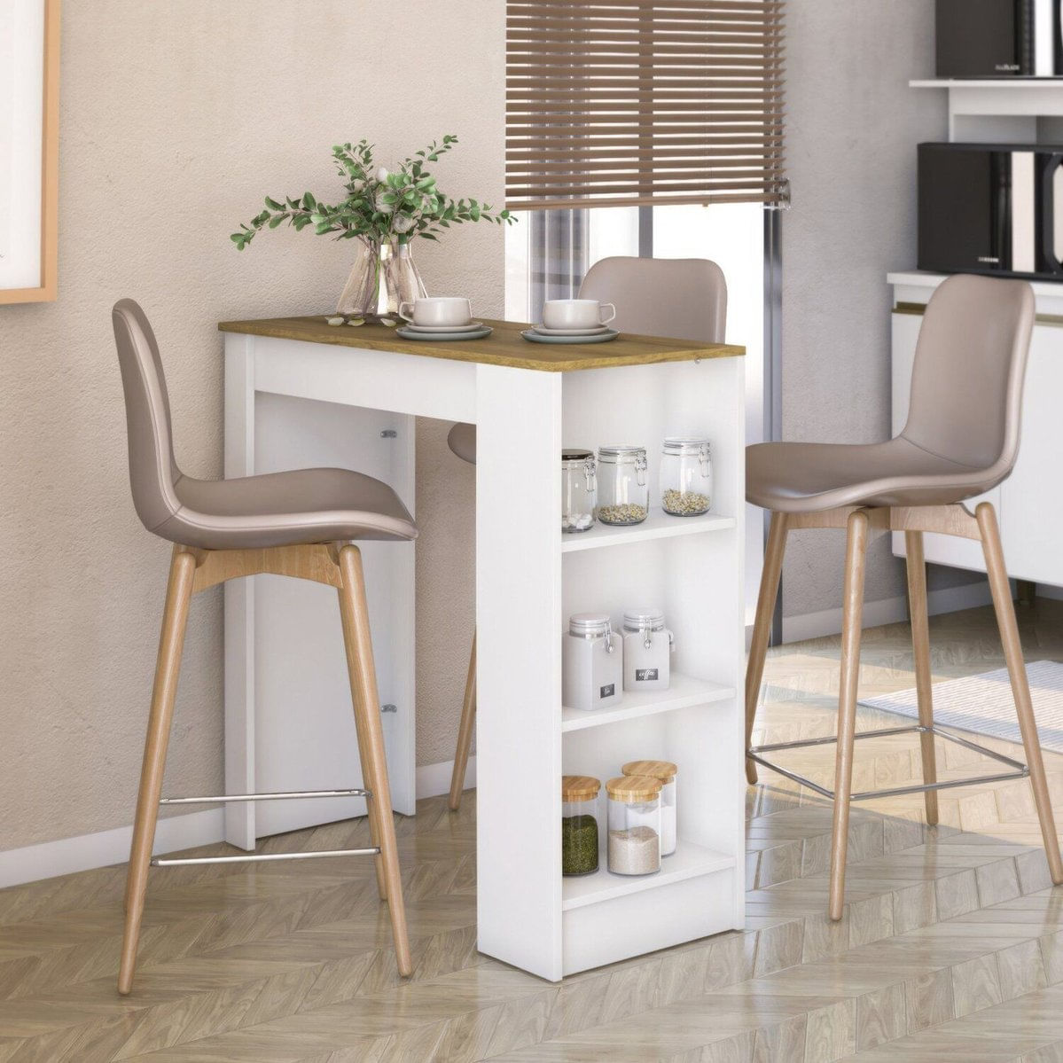 Bancada Mesa De Cozinha 90cm X 91,5cm Bologna Bologna