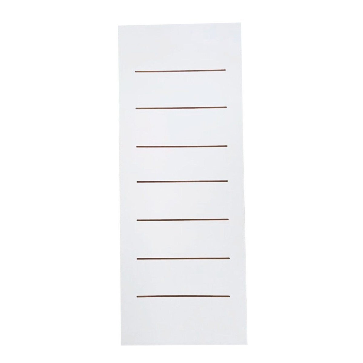 Folha De Porta De Madeira 210x82cm Cristal Primer Uniportas Branco