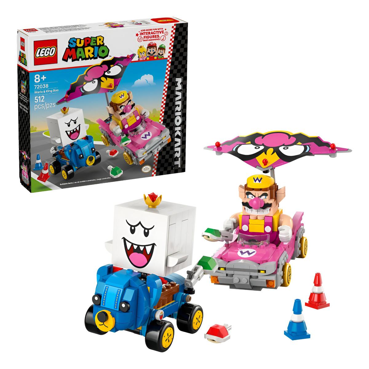 Super Mario Kart Wario E Rei Bu Lego 72038 - Carrefour