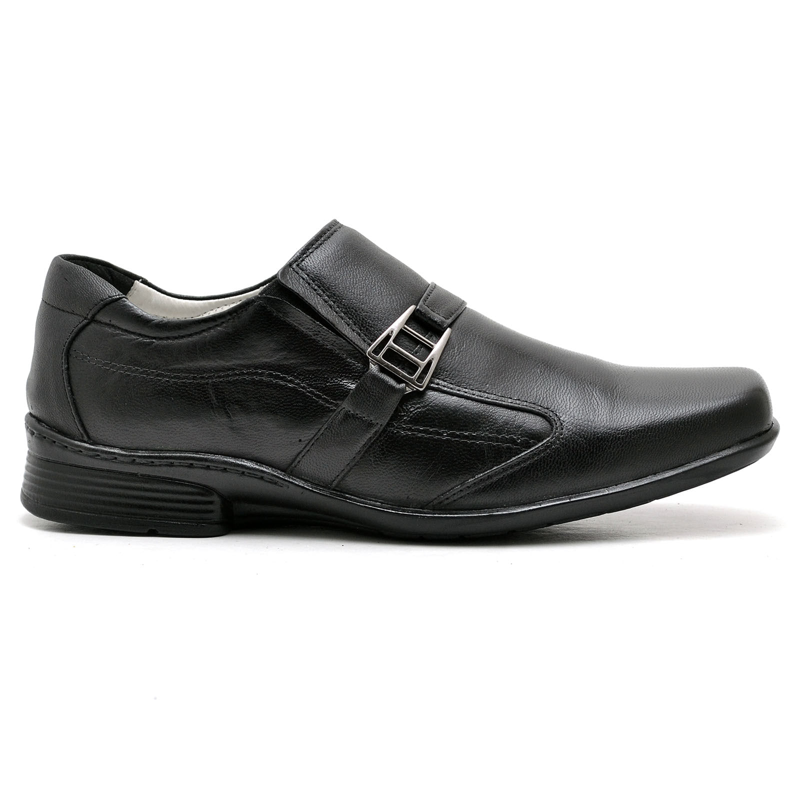 Sapato Casual Conforto Couro Preto - Rt002wmstpto
