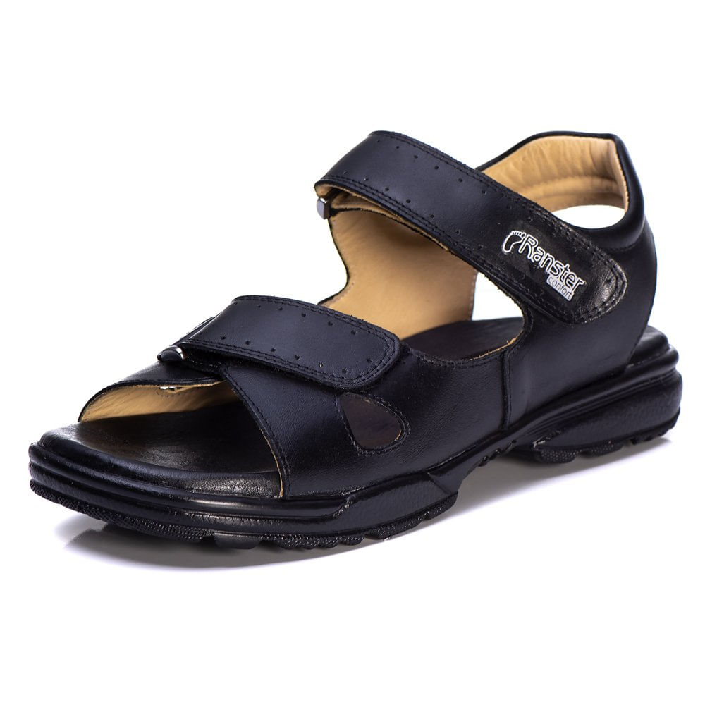 Sandália Masculina Conforto Couro - Rt0800mstpto